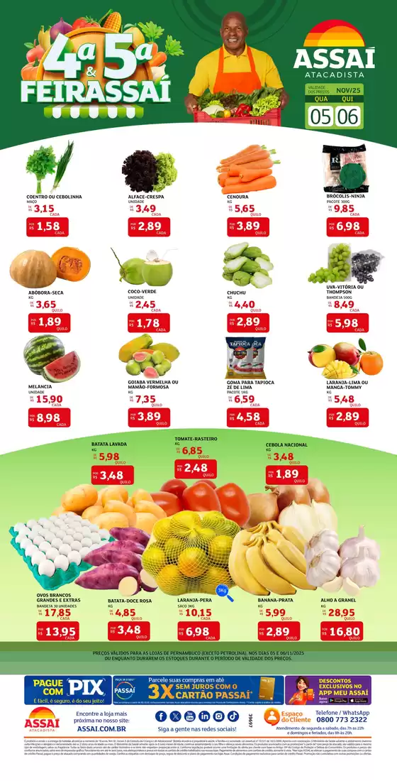 Catálogo Assaí Atacadista em Caruaru | Ofertas e promoções atuais | 2025-11-05T00:00:00.000Z - 2025-11-06T00:00:00.000Z