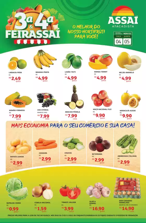 Catálogo Assaí Atacadista em Abel Figueiredo | Preços válidos de 04/11/2025 até 05/11/2025 | 2025-11-05T00:00:00.000Z - 2025-11-05T00:00:00.000Z