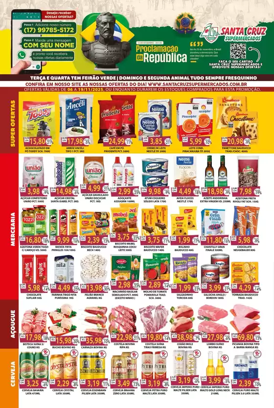 Catálogo Santa Cruz Supermercados em Carmópolis | Ofertas | 2025-11-06T00:00:00.000Z - 2025-11-19T00:00:00.000Z
