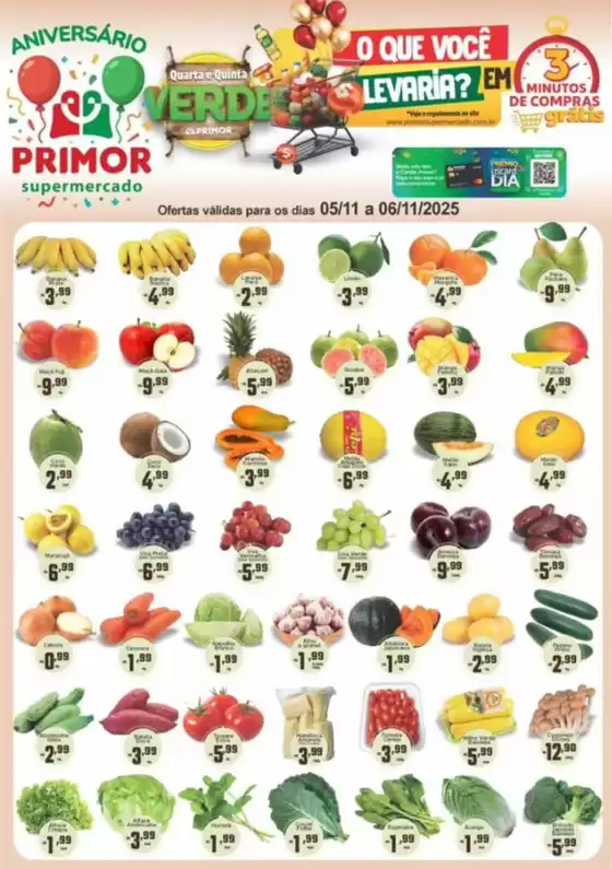 Catálogo Primor Supermercado em Santa Luzia | Aniversàrio | 2025-11-06T00:00:00.000Z - 2025-11-06T00:00:00.000Z