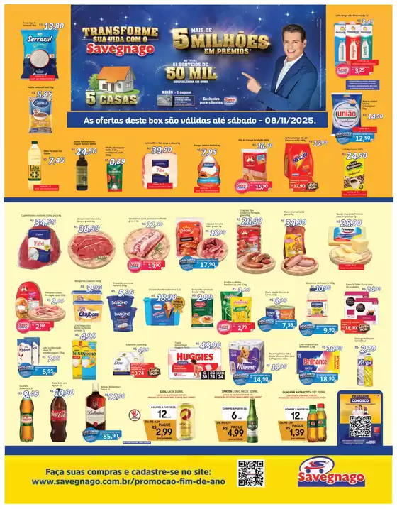Catálogo Supermercado Savegnago em Ribeirão Preto | Pechinchas e ofertas atuais | 2025-11-06T00:00:00.000Z - 2025-11-08T00:00:00.000Z
