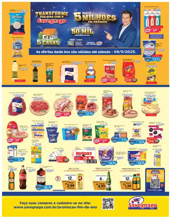 Catálogo Supermercado Savegnago | Ofertas para caçadores de pechinchas | 2025-11-06T00:00:00.000Z - 2025-11-08T00:00:00.000Z
