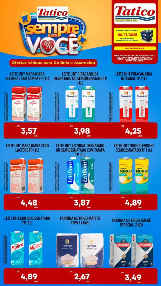 Promoções especiais em andamento