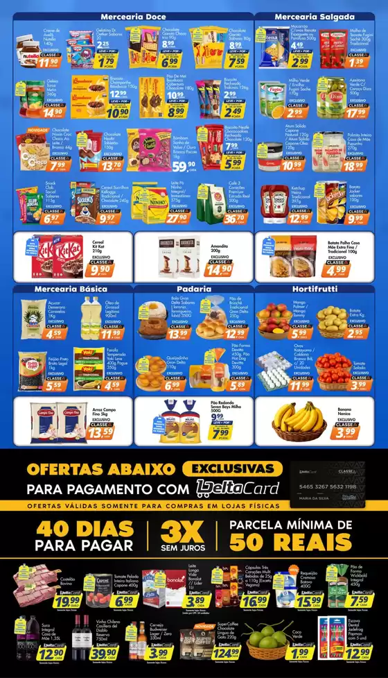 Descontos e promoções