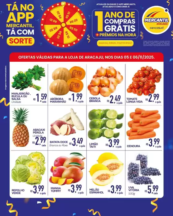 Catálogo Mercantil Atacado em Nossa Senhora do Socorro | Encarte Mercantil Atacado | 2025-11-05T00:00:00.000Z - 2025-11-06T00:00:00.000Z