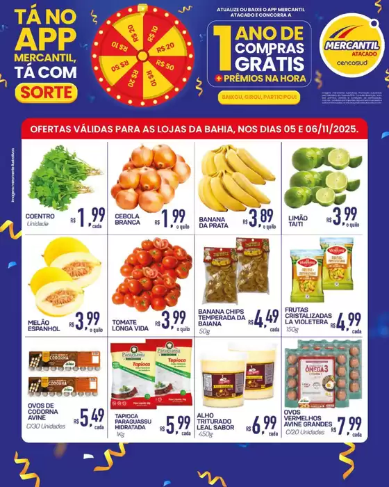 Catálogo Mercantil Atacado em Nossa Senhora do Socorro | Ofertas exclusivas para nossos clientes | 2025-11-05T00:00:00.000Z - 2025-11-06T00:00:00.000Z