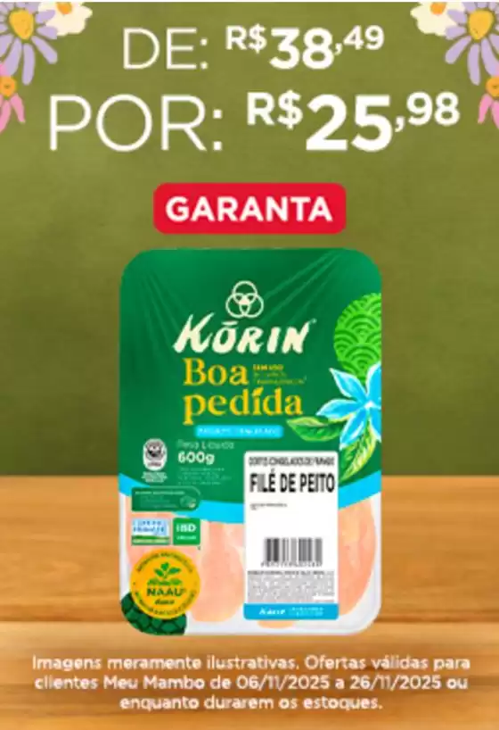 Grandes descontos em produtos selecionados
