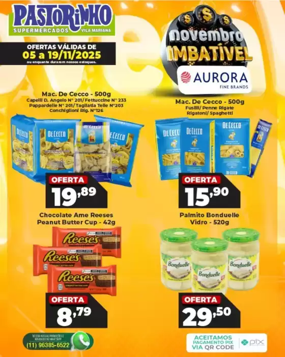 Catálogo Supermercado Pastorinho em Guarulhos | Melhores ofertas para todos os caçadores de pechinchas | 2025-11-05T00:00:00.000Z - 2025-11-19T00:00:00.000Z