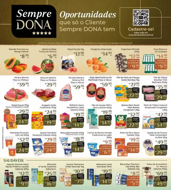 Catálogo Dona de Casa Supermercados em Guarulhos | Sempre Dona | 2025-11-06T00:00:00.000Z - 2025-11-09T00:00:00.000Z