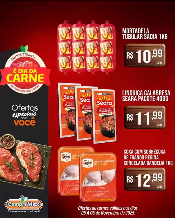 Catálogo CompreMax em Guarulhos | E Dia De Carne | 2025-11-06T00:00:00.000Z - 2025-11-06T00:00:00.000Z
