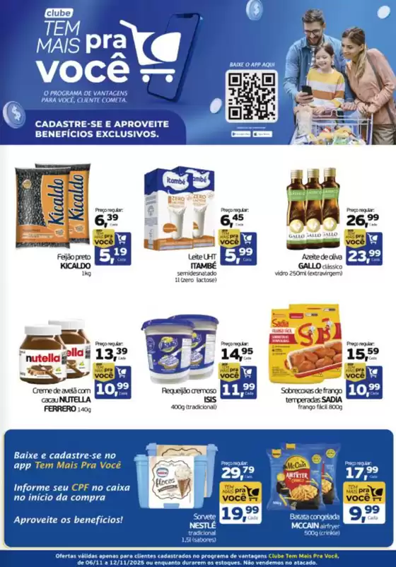 Catálogo Cometa Supermercados em Dionísio Cerqueira | Tem Mais Pra Você | 2025-11-06T00:00:00.000Z - 2025-11-12T00:00:00.000Z