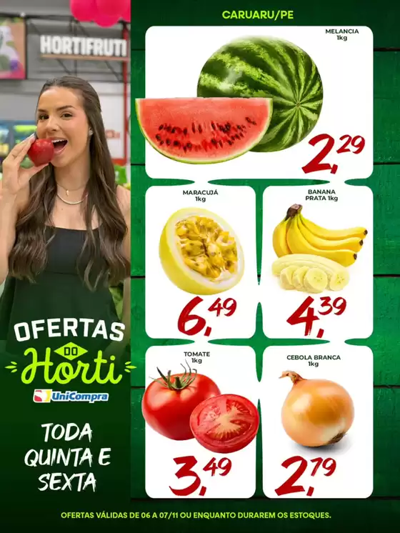 Catálogo Unicompra em Dionísio Cerqueira | Hortifruti | 2025-11-06T00:00:00.000Z - 2025-11-07T00:00:00.000Z