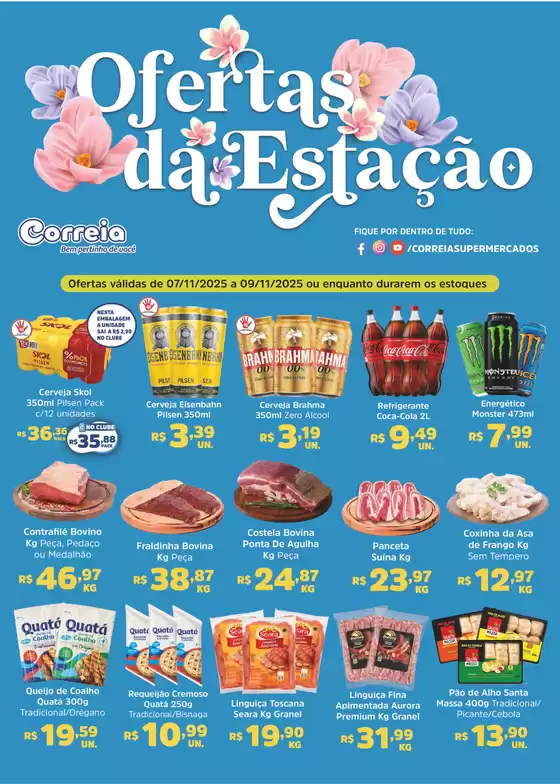 Catálogo Supermercados Correia em Santo André | Novembro Muito Barato | 2025-11-07T00:00:00.000Z - 2025-11-09T00:00:00.000Z