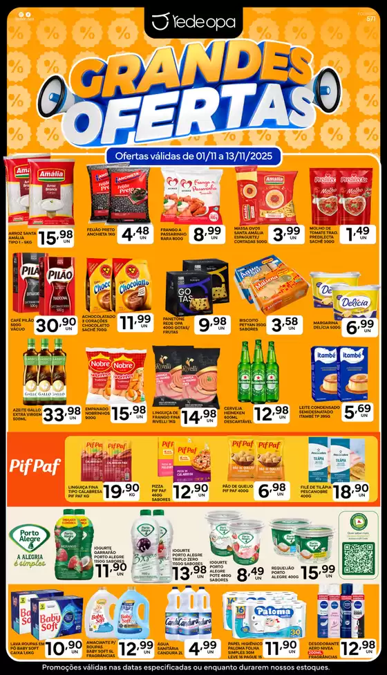 Catálogo Rede Opa em Feira de Santana | Grande Ofertas | 2025-11-06T00:00:00.000Z - 2025-11-13T00:00:00.000Z