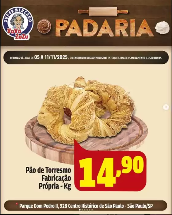 Catálogo Vovó Zuzu | Ofertas da Padaria | 2025-11-07T00:00:00.000Z - 2025-11-11T00:00:00.000Z