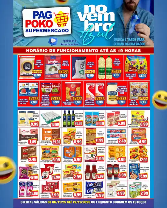 Catálogo Supermercado Pag Poko em Uberaba | Novembro Azul | 2025-11-07T00:00:00.000Z - 2025-11-19T00:00:00.000Z