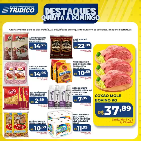 Catálogo Supermercados Tridico em Guarulhos | Ofertas de Quinta a Domingo | 2025-11-07T00:00:00.000Z - 2025-11-09T00:00:00.000Z