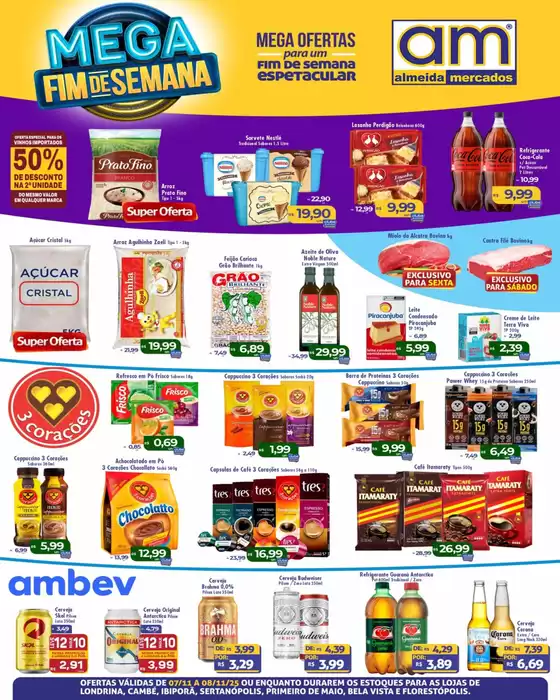 Catálogo Almeida Mercados em Guarulhos | Mega Fim de Semana | 2025-11-07T00:00:00.000Z - 2025-11-08T00:00:00.000Z
