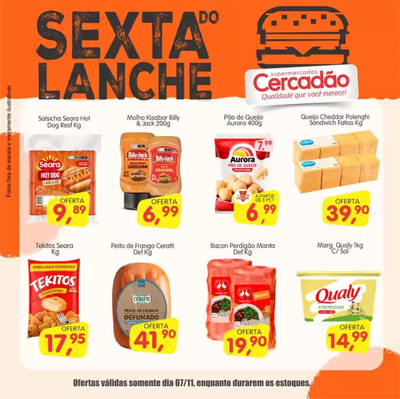Catálogo Cercadão em Guarulhos | Sexta Do Lanche | 2025-11-07T00:00:00.000Z - 2025-11-07T00:00:00.000Z