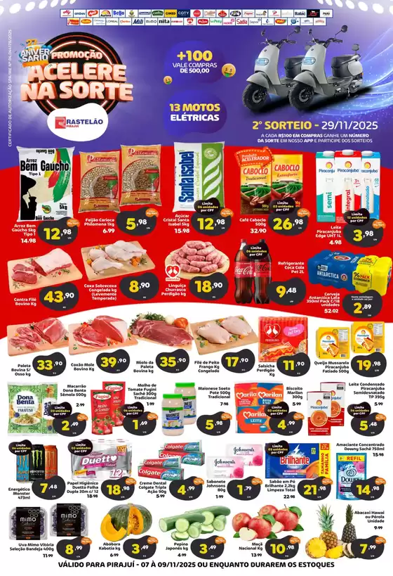 Catálogo Bigmart | Final de Semana Rastelão Pirajuí | 2025-11-07T00:00:00.000Z - 2025-11-09T00:00:00.000Z