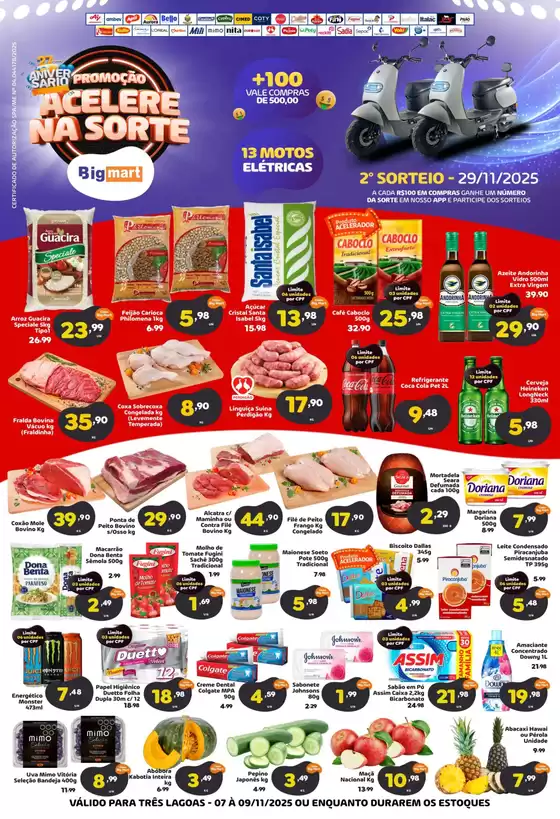 Catálogo Bigmart | Final de Semana Big Mart Três Lagoas | 2025-11-07T00:00:00.000Z - 2025-11-09T00:00:00.000Z