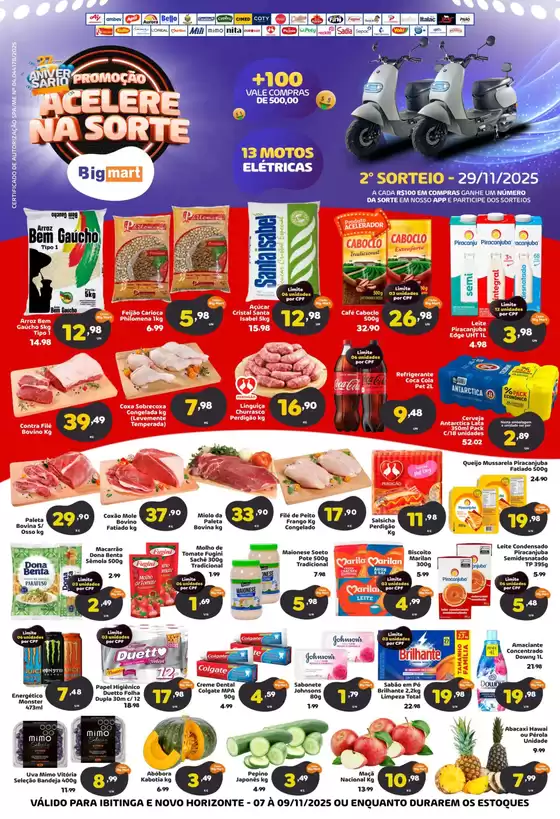 Catálogo Bigmart | Final de Semana Big Mart Ibitinga e Novo Horizonte | 2025-09-07T00:00:00.000Z - 2025-11-09T00:00:00.000Z
