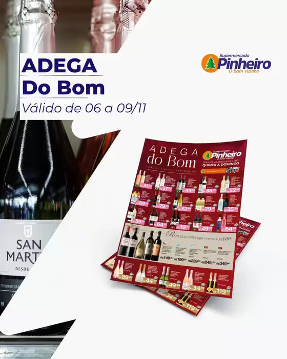 Catálogo Pinheiro Supermercado em Treze Tílias | Ótima oferta para caçadores de pechinchas | 2025-11-06T00:00:00.000Z - 2025-11-09T00:00:00.000Z