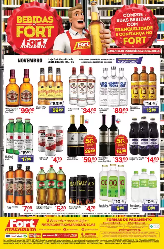 Catálogo Fort Atacadista em Rifaina | RS Fort Especial Bebidas 07 a 09 NOV 25 Santa Cruz | 2025-11-07T00:00:00.000Z - 2025-11-09T00:00:00.000Z