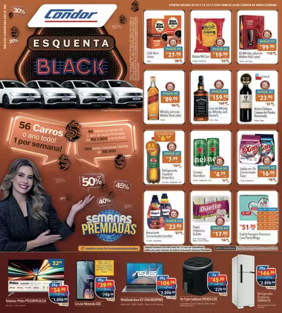 Catálogo Supermercados Condor em Rifaina | Melhores ofertas para todos os clientes | 2025-03-11T00:00:00.000Z - 2025-11-16T00:00:00.000Z