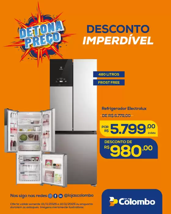 Catálogo Lojas Colombo em Tatuí | Encarte Lojas Colombo | 2025-11-01T00:00:00.000Z - 2025-11-10T00:00:00.000Z