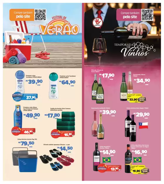 Grandes descontos em produtos selecionados