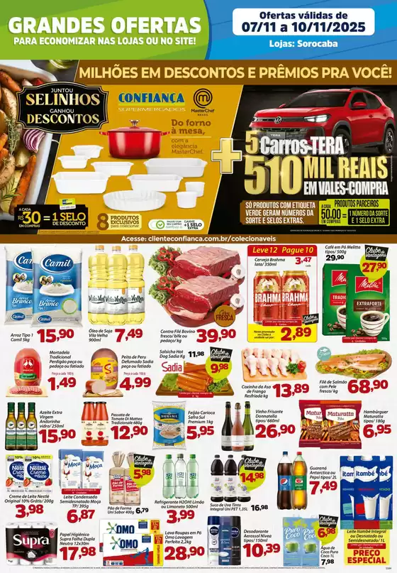 Catálogo Confiança Supermercados em Juiz de Fora | Grandes descontos em produtos selecionados | 2025-07-11T00:00:00.000Z - 2025-11-10T00:00:00.000Z