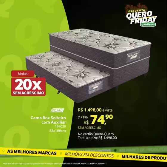 Catálogo Quero Quero em São Paulo | Descontos e promoções | 2025-11-06T00:00:00.000Z - 2025-11-08T00:00:00.000Z