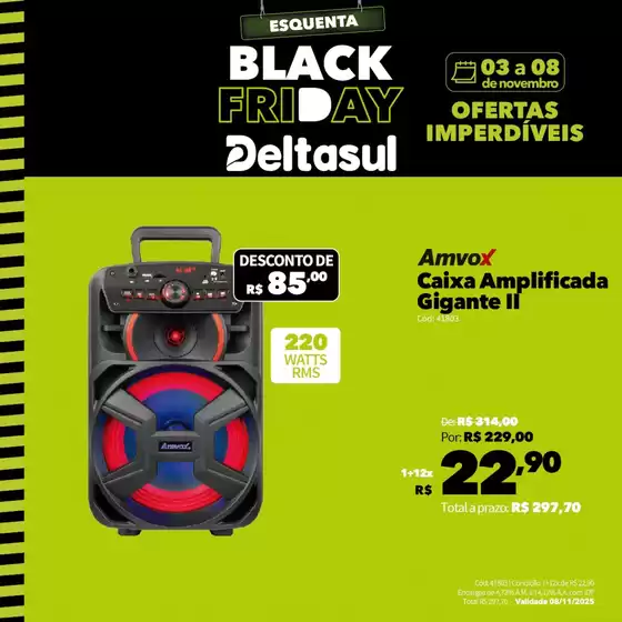 Catálogo Deltasul em Araguari | Grandes descontos em produtos selecionados | 2025-11-03T00:00:00.000Z - 2025-11-08T00:00:00.000Z