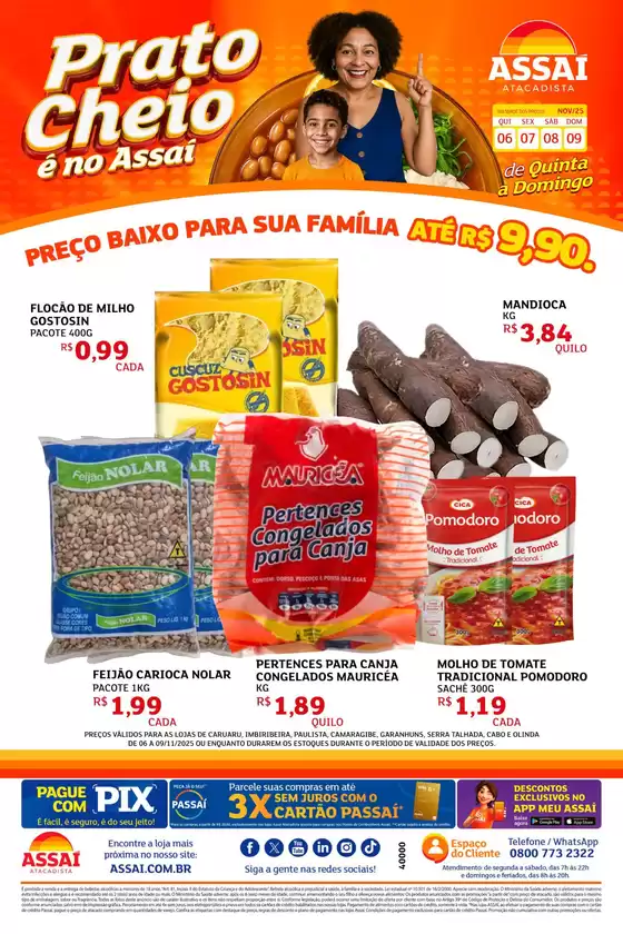 Catálogo Assaí Atacadista em Várzea Grande | Ofertas especiais atraentes para todos | 2025-11-07T00:00:00.000Z - 2025-11-09T00:00:00.000Z