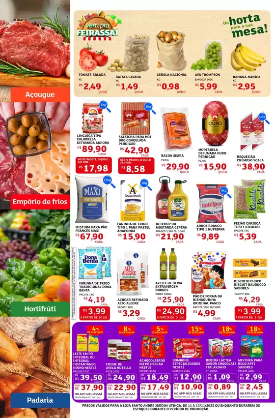 Descontos e promoções