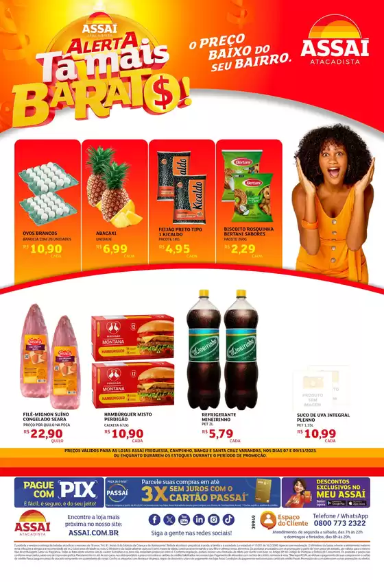 Catálogo Assaí Atacadista em Nilópolis | Melhores ofertas para todos os caçadores de pechinchas | 2025-11-07T00:00:00.000Z - 2025-11-09T00:00:00.000Z