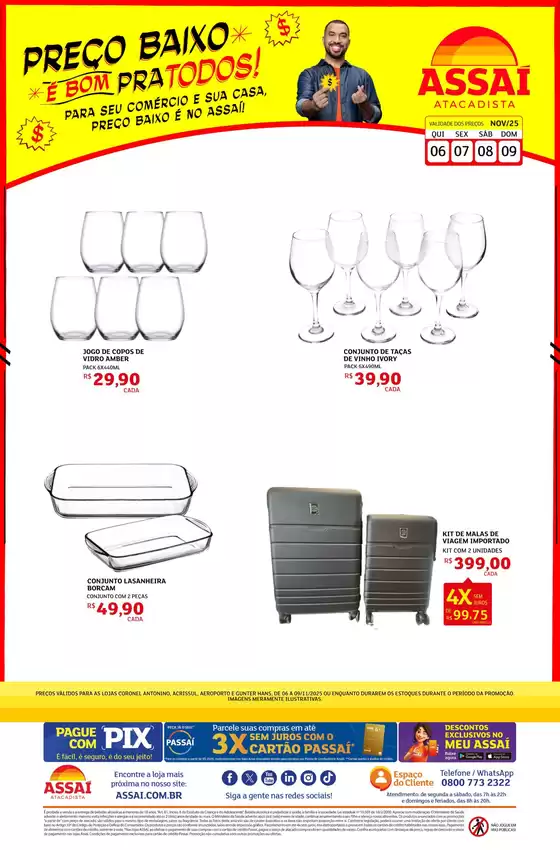 Catálogo Assaí Atacadista em Várzea Grande | Pechinchas e ofertas atuais | 2025-11-07T00:00:00.000Z - 2025-11-09T00:00:00.000Z