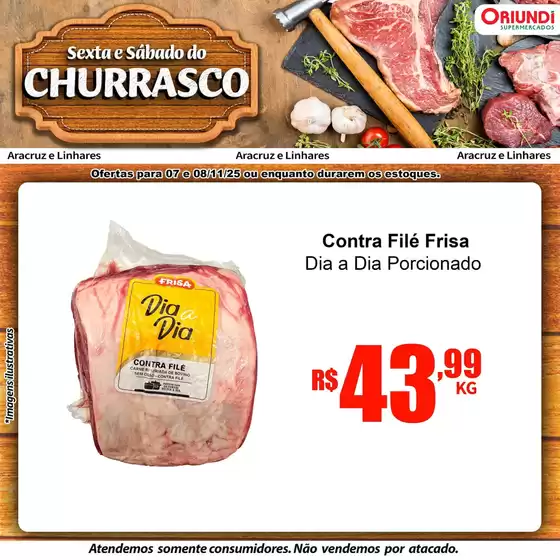 Sexta e sabado do churrasco