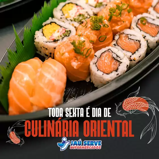 Catálogo Supermercados Jaù Serve em Rio de Janeiro | Toda sexta e dia de culinaria orientale | 2025-11-07T00:00:00.000Z - 2025-11-07T00:00:00.000Z