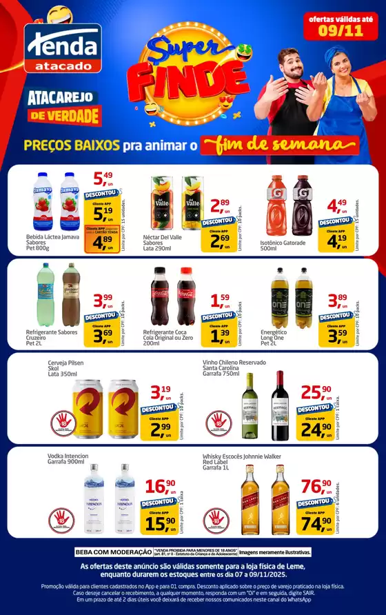 Catálogo Tenda Atacado em Videira | Super FINDE Leme | 2025-11-07T00:00:00.000Z - 2025-11-09T00:00:00.000Z