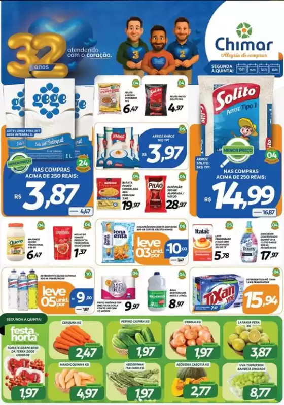 Catálogo Chimar Supermercados em Floresta | SEGUNDA A QUARTA | 2025-11-10T00:00:00.000Z - 2025-11-13T00:00:00.000Z