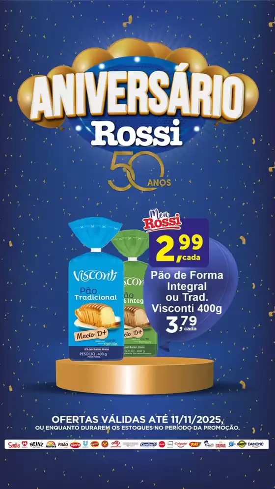 Catálogo Rossi Supermercados em Floresta | Encarte Rossi Supermercados | 2025-11-09T00:00:00.000Z - 2025-11-11T00:00:00.000Z