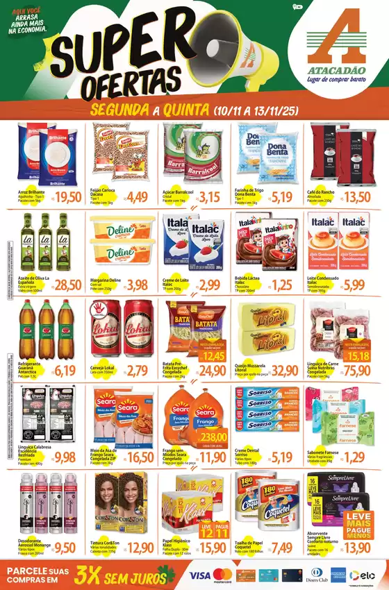 Catálogo Atacadão em Peabiru | Atacadão - Super Ofertas | 2025-11-10T00:00:00.000Z - 2025-11-13T00:00:00.000Z