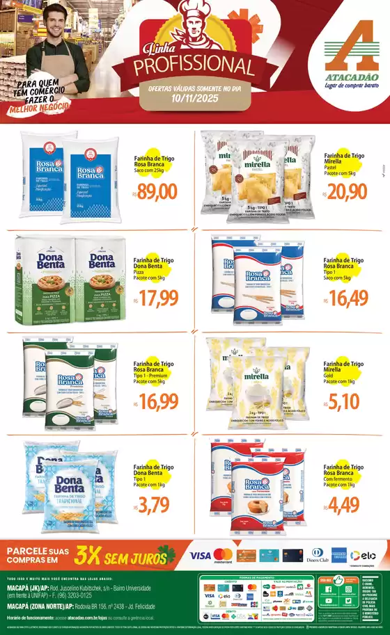 Catálogo Atacadão em Peabiru | Atacadão - Linha Profissional | 2025-11-10T00:00:00.000Z - 2025-11-10T00:00:00.000Z