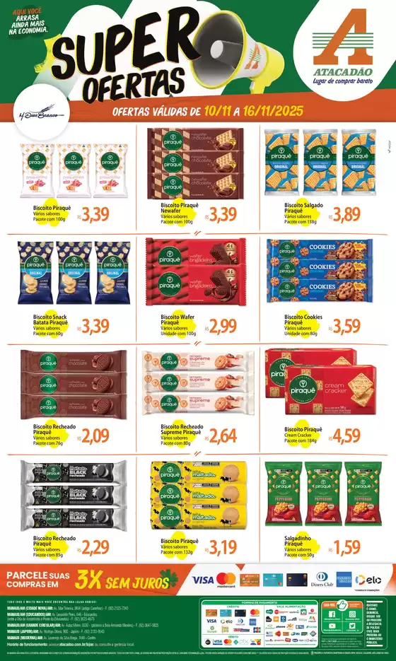 Catálogo Atacadão em Peabiru | Atacadão - Doces e Biscoitos | 2025-11-10T00:00:00.000Z - 2025-11-16T00:00:00.000Z