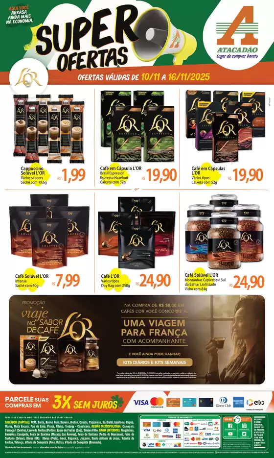 Catálogo Atacadão em Peabiru | Atacadão - Cafés | 2025-11-10T00:00:00.000Z - 2025-11-16T00:00:00.000Z