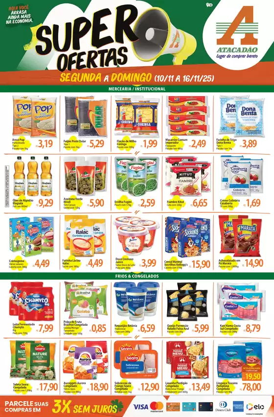 Catálogo Atacadão em Peabiru | Melhores ofertas para todos os caçadores de pechinchas | 2025-11-10T00:00:00.000Z - 2025-11-16T00:00:00.000Z