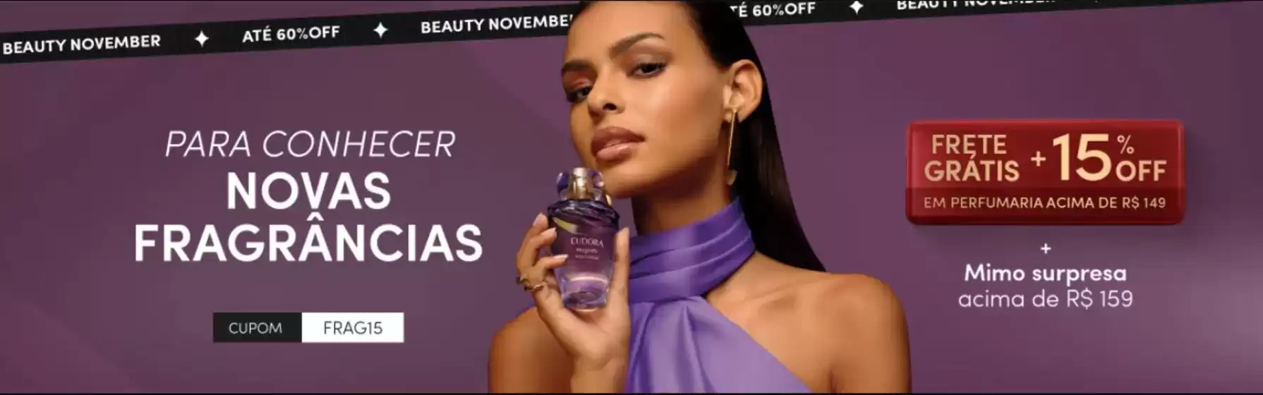 Catálogo Eudora em Itapecerica | Beauty November com ate 60% dcto ! | 2025-11-10T00:00:00.000Z - 2025-11-29T00:00:00.000Z