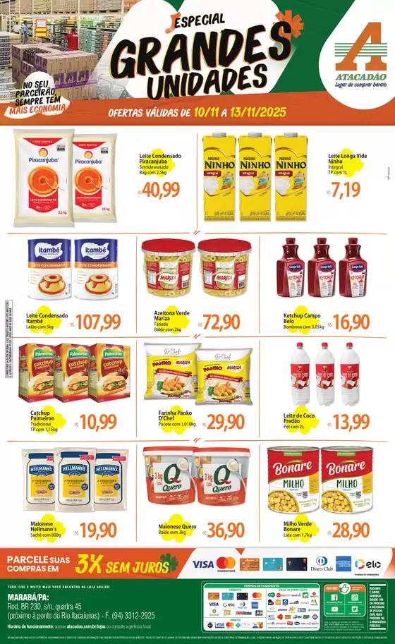 Catálogo Atacadão em Peabiru | Ofertas exclusivas para nossos clientes | 2025-11-10T00:00:00.000Z - 2025-11-13T00:00:00.000Z
